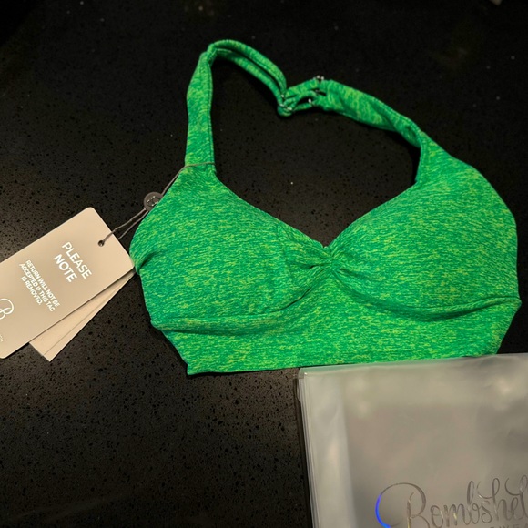 Bombshell Sportswear XS Neon Miami Beach Backless Bra NWT - Picture 11 of 12